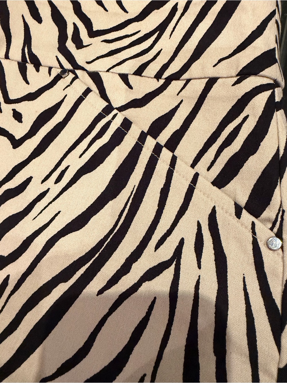 Zebra Print shorts size 14 Pull On